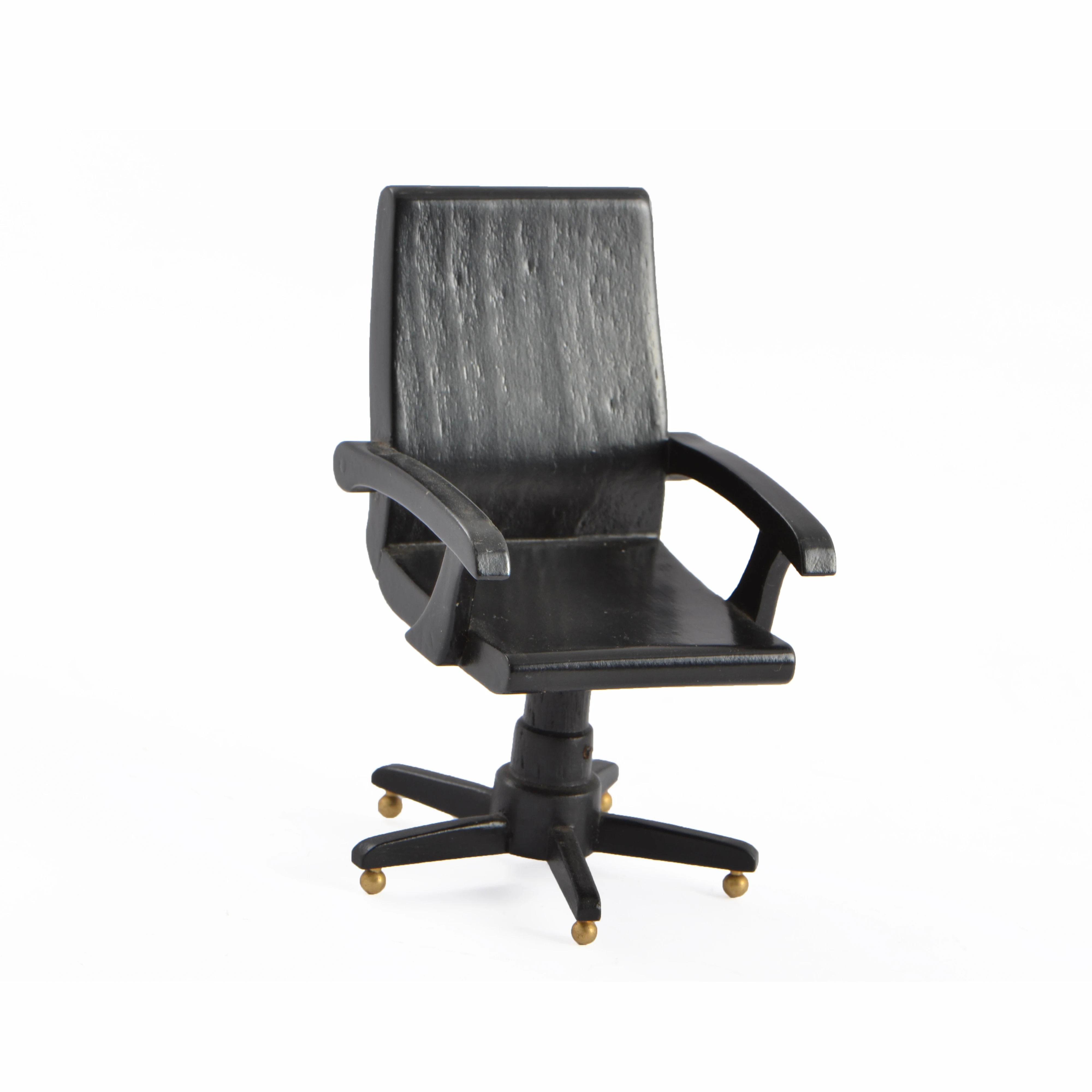 Doll house Office Chair Miniature Furniture Swivel Chair 1/12 scale Crafts micro scene ob11