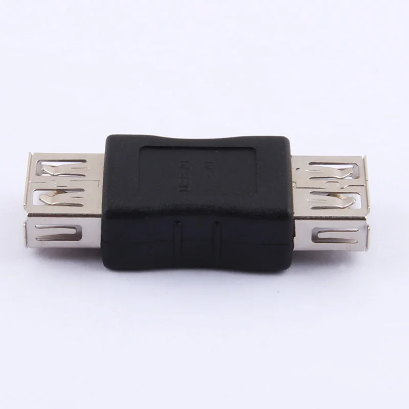 Vnew top selling Nickel Plated USB A female to A female adaptor Connector for LAPTOP