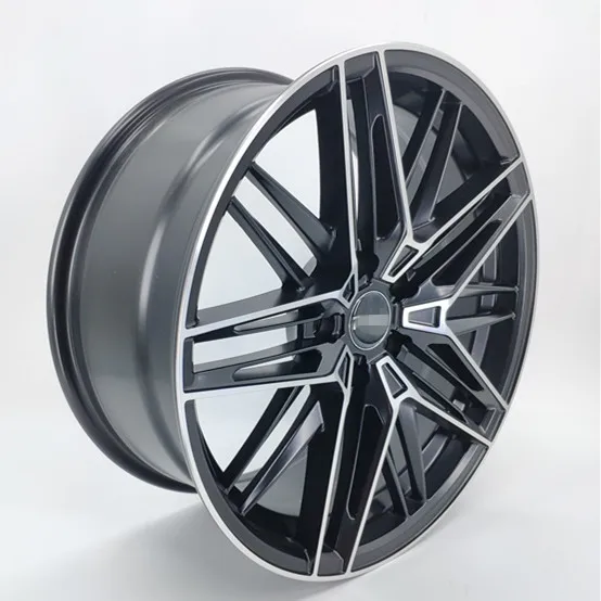 18 19 inch rims black machine face 5 Spoke car alloy wheels