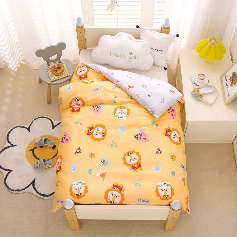 Super Soft Carton Car Animal Boys Baby Bed Comforter Sets
