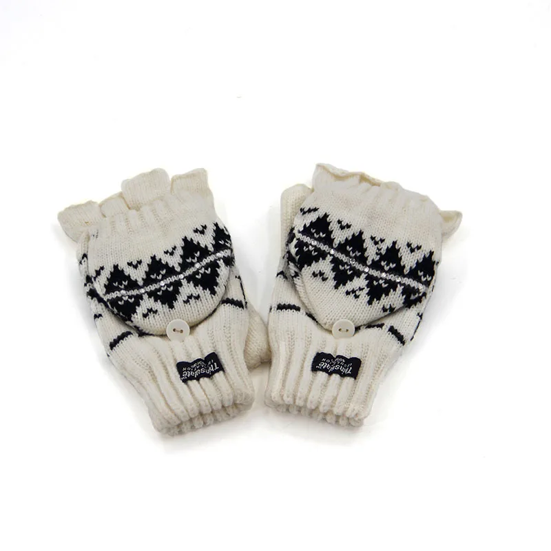 Children Winter gloves popular keep warmer Acrylic knit Mittens gloves