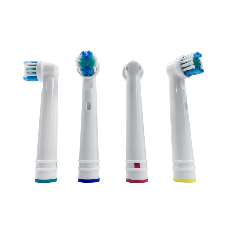  Сменные насадки для зубной щетки совместимые с дизайном oral b - Double Clean комплект из 4 насадок