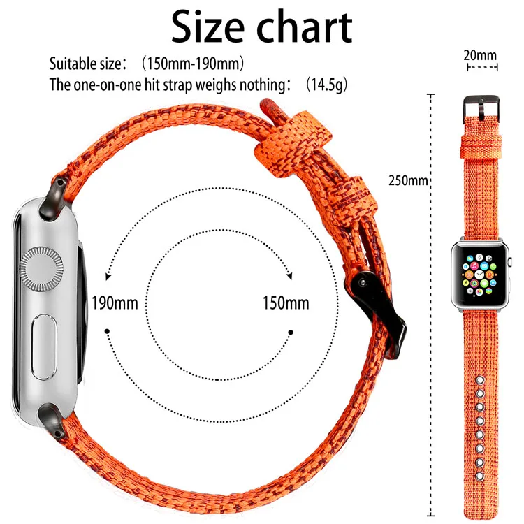 Тканевый спортивный ремешок для смарт-часов 42 мм 44 часов Apple Watch Series 5 6 7 SE Solo