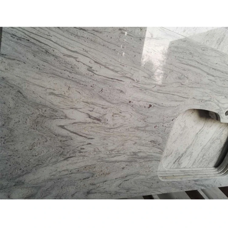 Фабричная полированная индийская речная белая облегченная гранитная кухонная