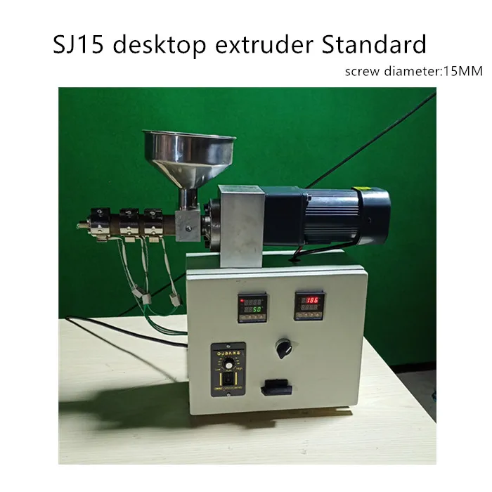SJ15 мини экструдер для лаборатории с одним винтом, крошечный пластик для лабораторного стола