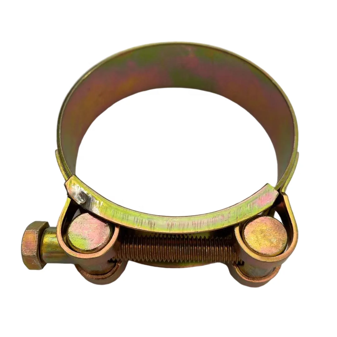Heavy Duty T Type Carbon Steel Single Bolt Hose Clamp