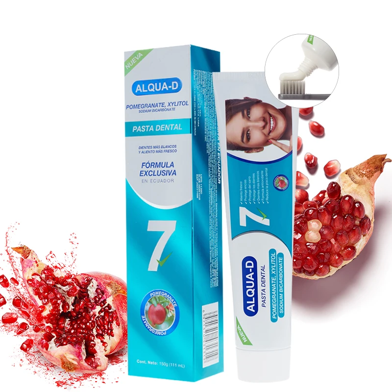 Custom Fluoride Pomegranate Extract Xylitol Whitening Teeth Bleeding Gums Baking Soda Toothpaste Manufacturer