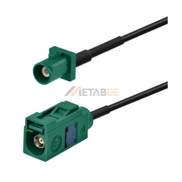Straight Fakra E Code Male to Female Connector Adapter for Antenna for Car Audio
