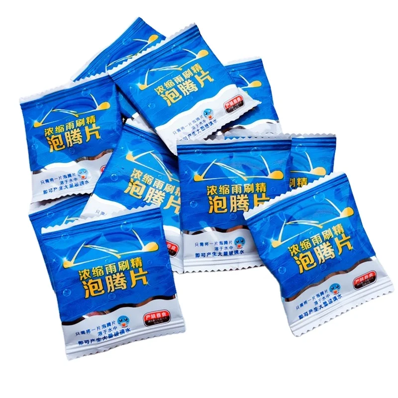 Car cleaning liquid Portable concentrated effervescent tablet Windshield washer Liquid effervescent tablet