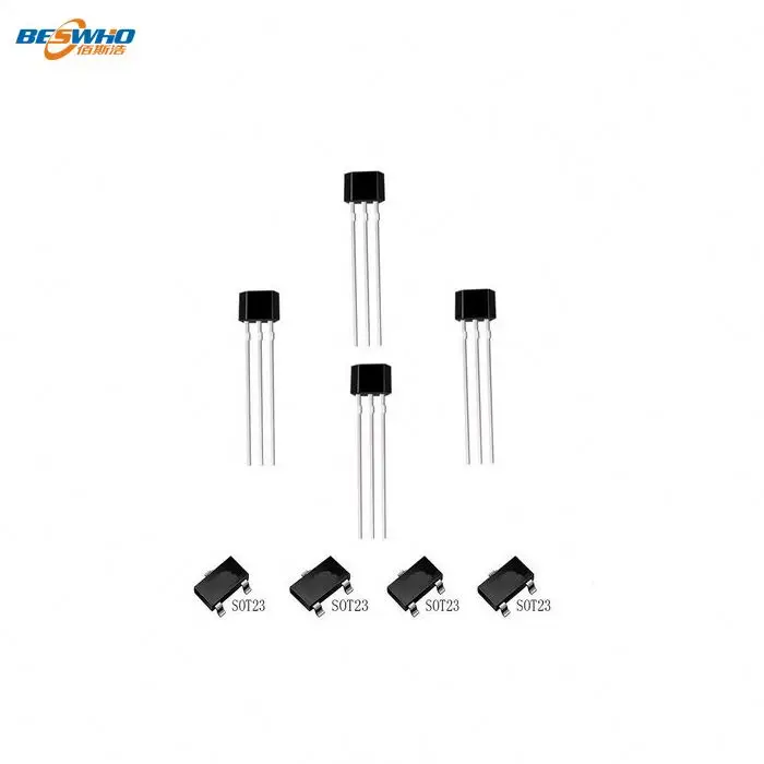 Hall Magnetic Switch Sensor AH464 SOT23-TO92S Replacement SS1331/SS1376/SS1438/SS109 AH464