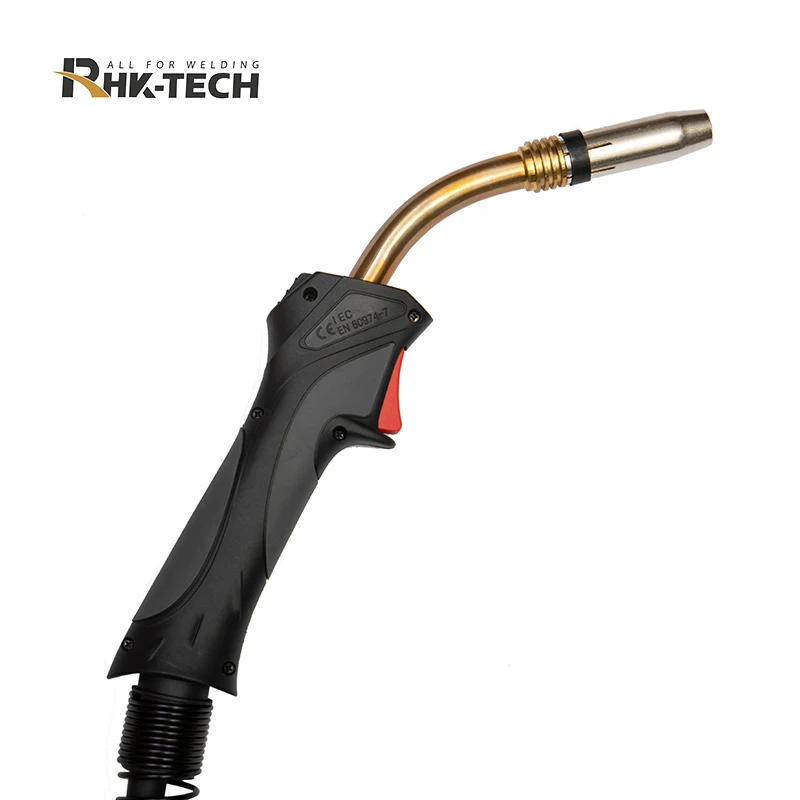 RHK New Portable MB24 CE 3M 4M 5M Cable Euro Adaptor 250Amp CO2 Gas Air Cooled 24KD MIG Welding Torch