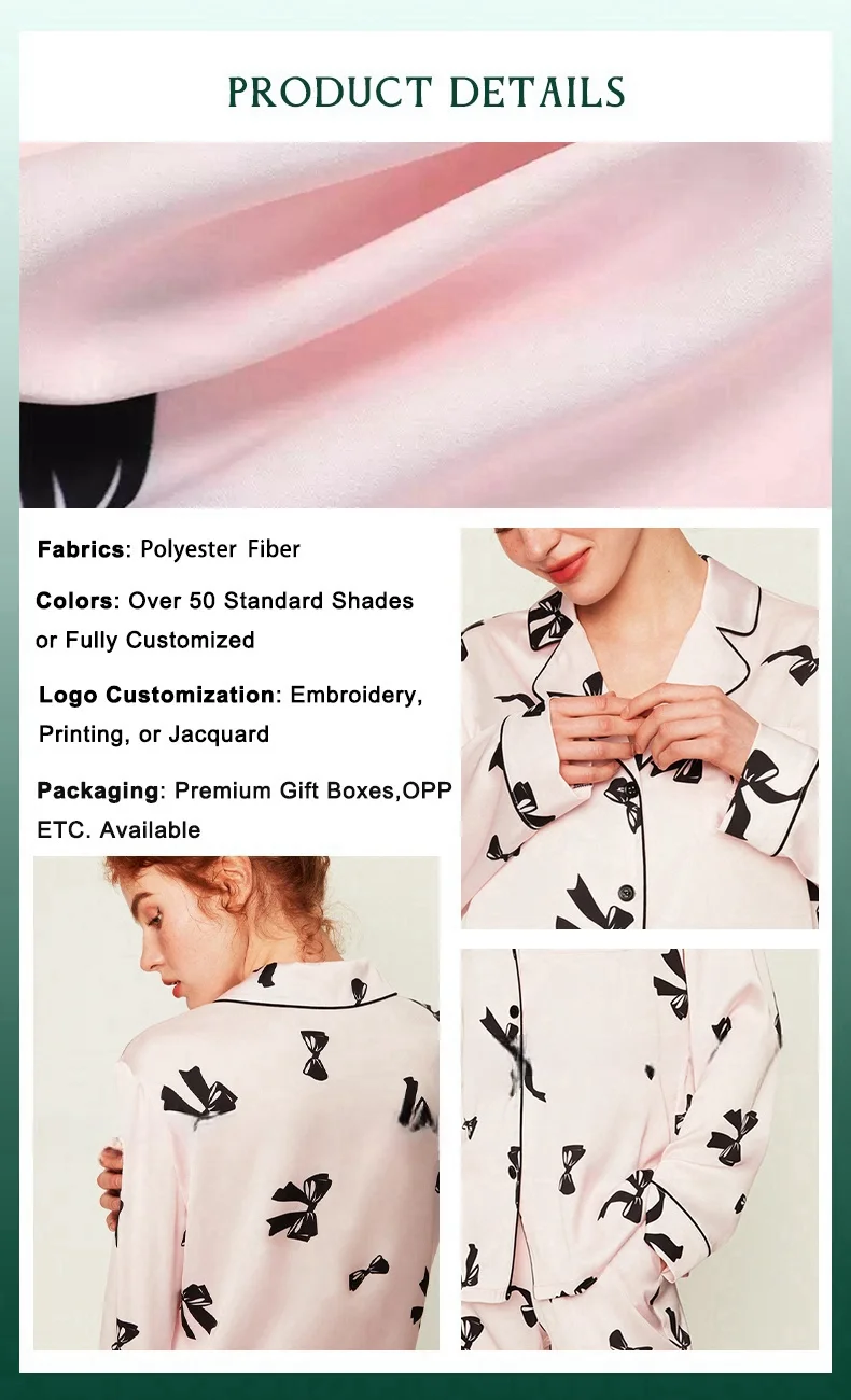 factory wholesale Custom Logo Design bath robe set smooth super soft sleepwear pink silk robes for woman