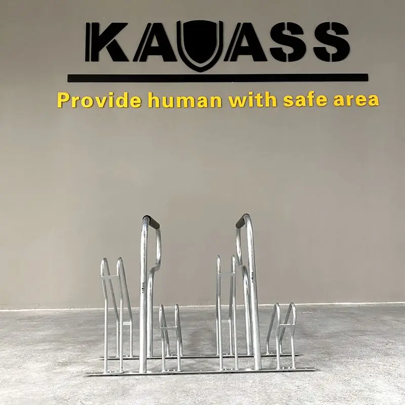 Compact P powder coated and galvanized Style Flat Pack Multi vandal resistant fully welded Bike parking 4 Racks