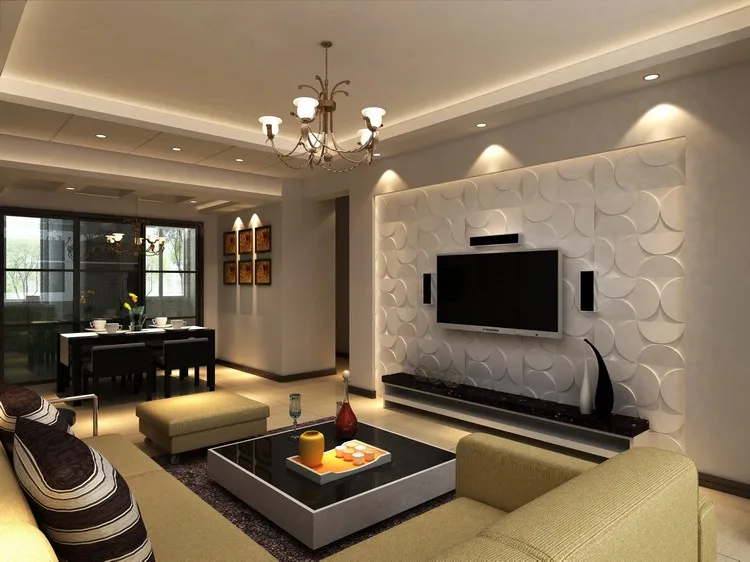 Various Colors interior wall decoration modern 3d wall panels