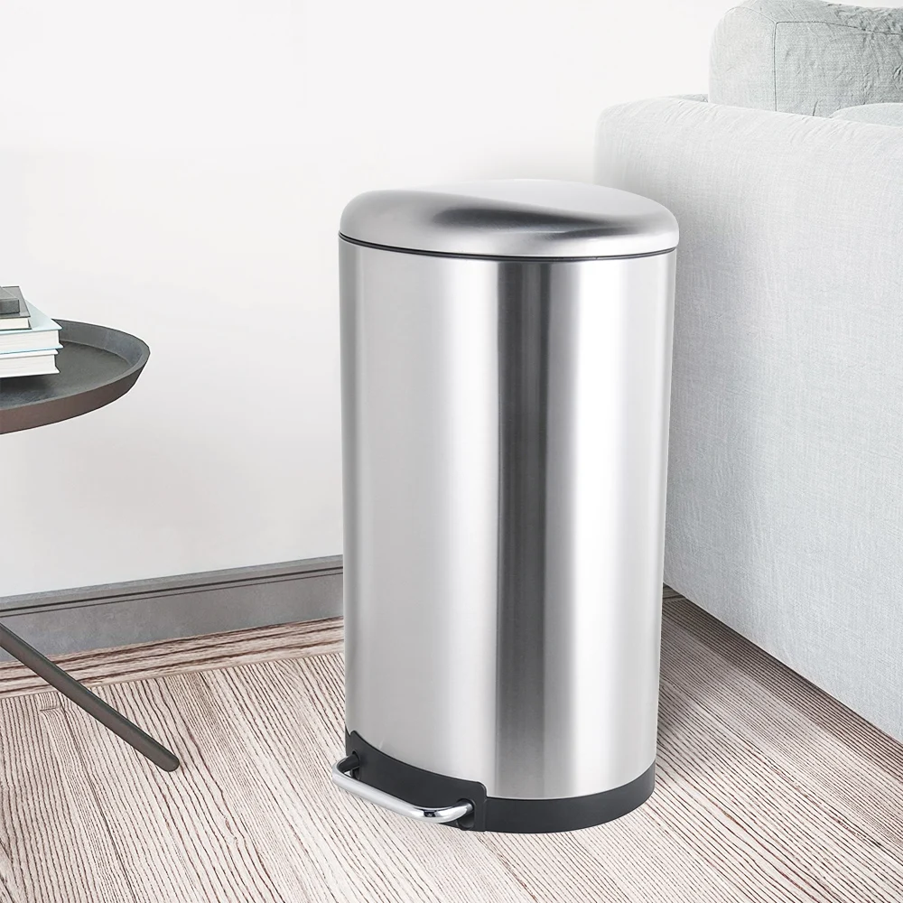 Лидер продаж, мусорная корзина из нержавеющей стали в скандинавском стиле