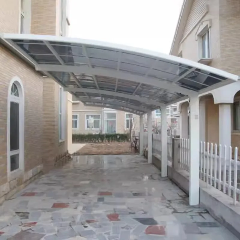 Garden Courtyard Awning Rooftop Bracket Thermal Insulation Polycarbonate Canopy Bicycle Motorcycle
