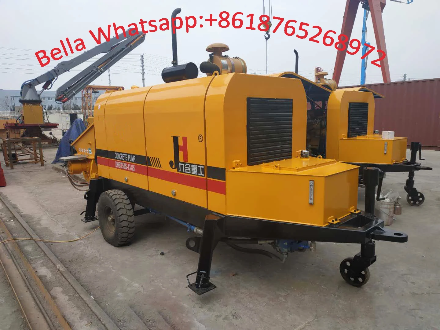 JIUHE 2023 Year Hot Sale ! Competitive Price Elephant Concrete Pump With Ce Certificates, High Quality Elephant Concrete Pump