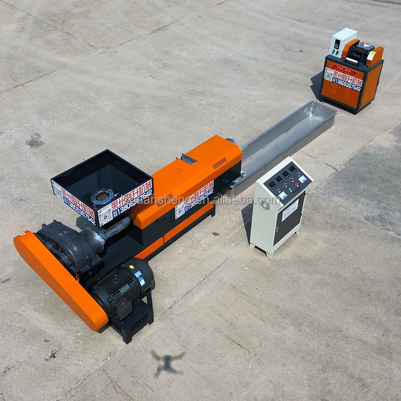 ABS crushing material recovery pelletizing production line PP PE waste plastic single screw mother granulator