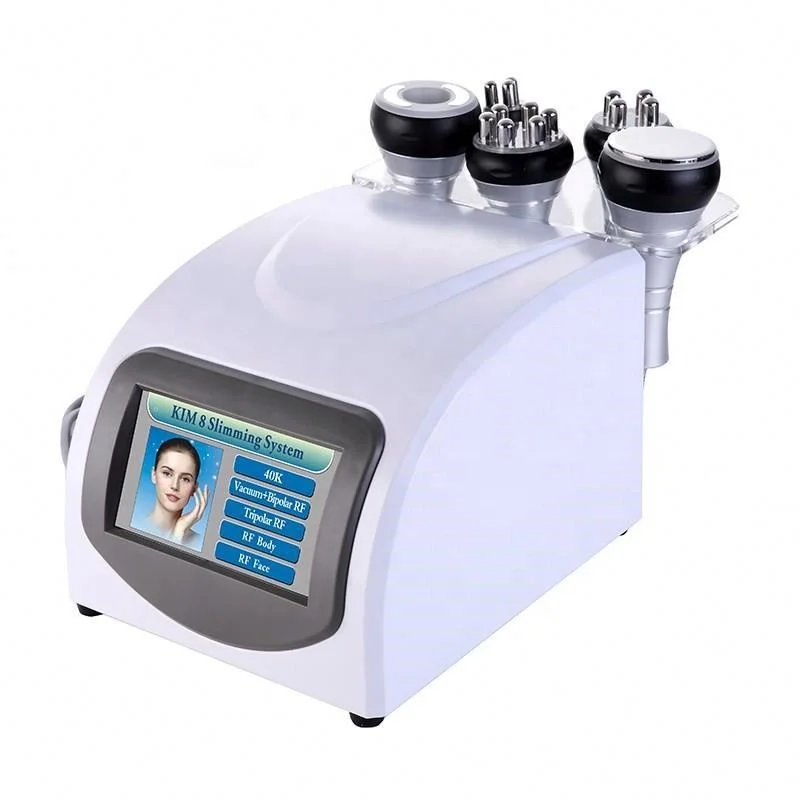 
Radio Frequency Bipolar Ultrasonic Cavitation 5in1 Cellulite Removal Slimming Machine Vacuum Weight Loss Beauty Equipment 