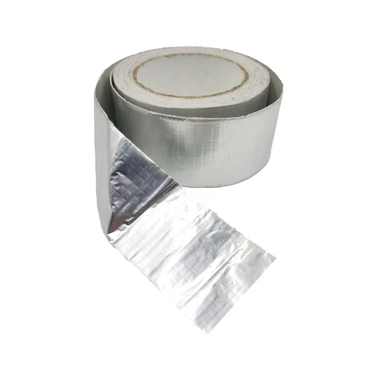 
heat resistant waterproofing reinforced aluminum foil jumbo roll tape 