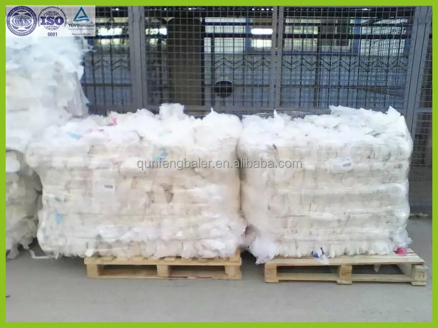 automatic hydraulic cotton bale press machine horizontal used clothing baling machine