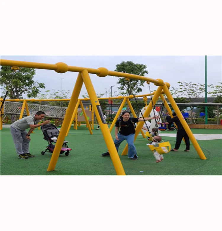 Child Garden Metal Swing Set for Adults and Kids