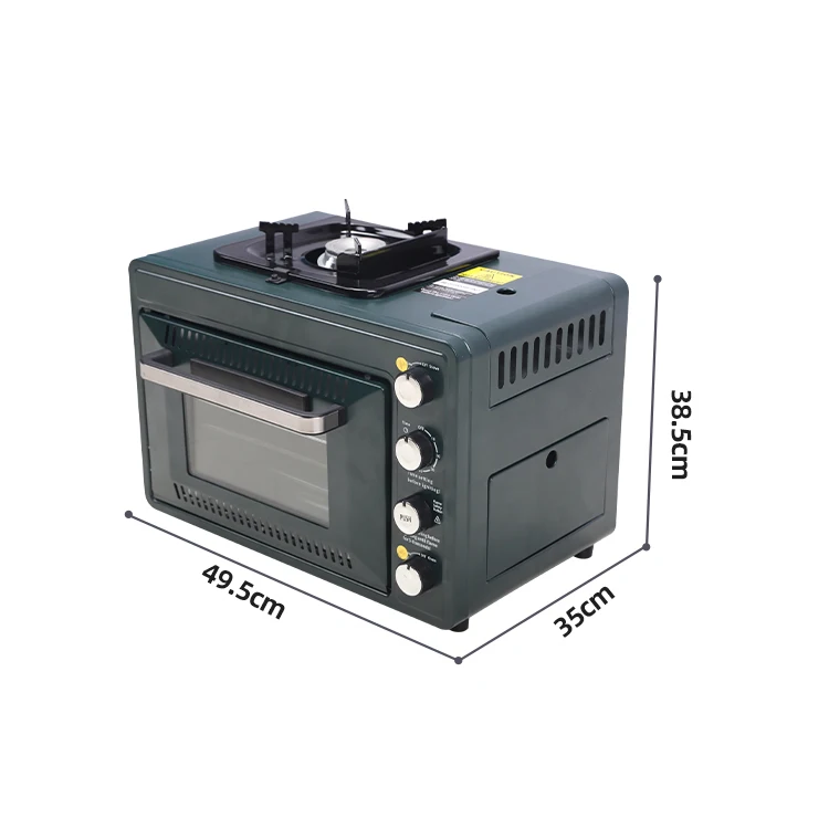 HOMFUL OEM Ultralight Outdoor Double Burner Gas Oven Folding Double Camping Stove