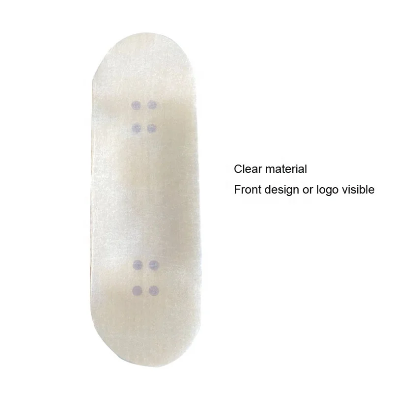 Wholesale new professional high end 110*38mm Transparent Clear finger skateboard Fingerboard tape