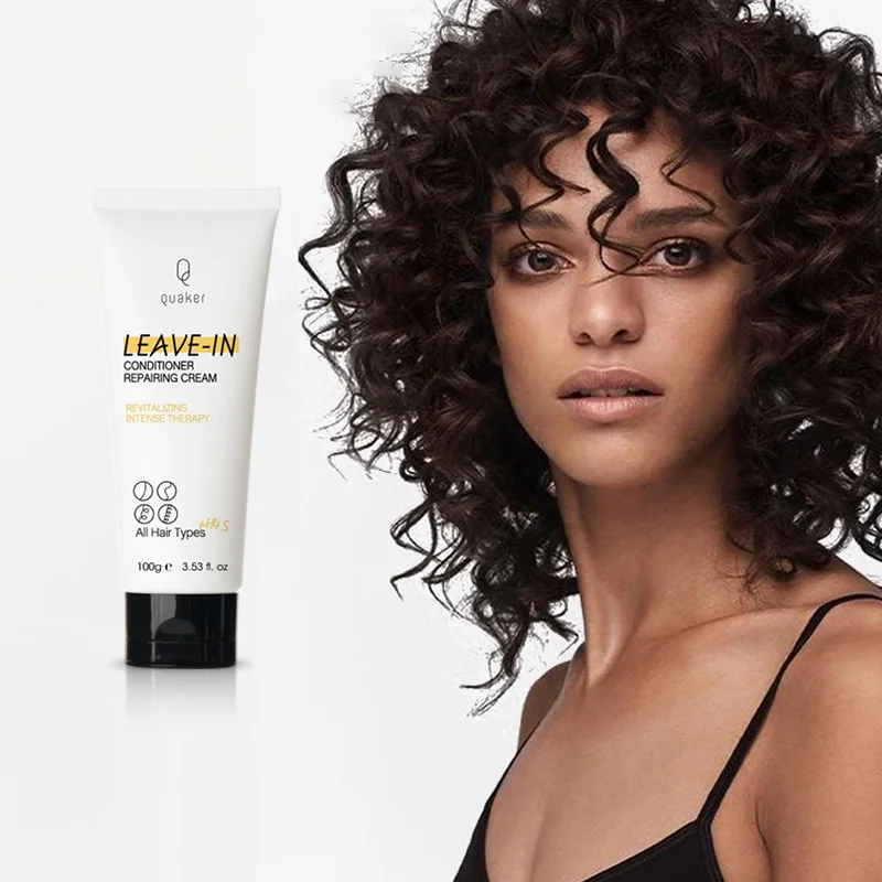 Qquaker Rinse Free Hair Moisturizer Keratin Repair Hair Treatment Private Label Hair Leave In Conditioner