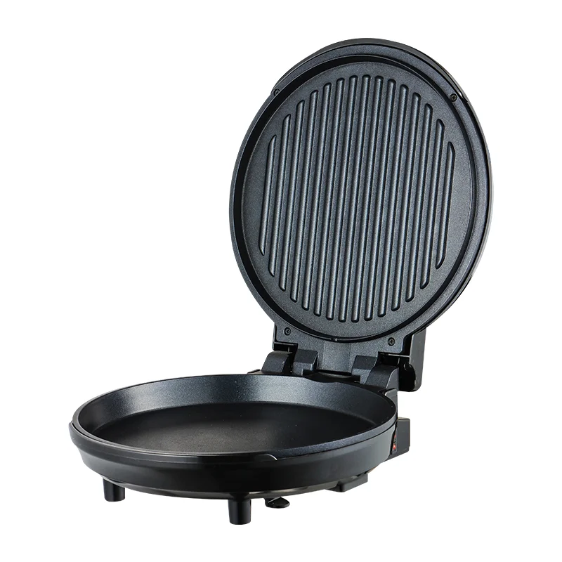 hot sale factory double side electric baking pan portable home pizza cooking grill pot electric grill pan