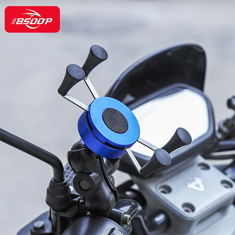 BSDDP X-B Phone Holder Bike Motorcycle Universal Bicycle Bike Mobile Cell Phone Mount Handlebar Socket Gps Stand
