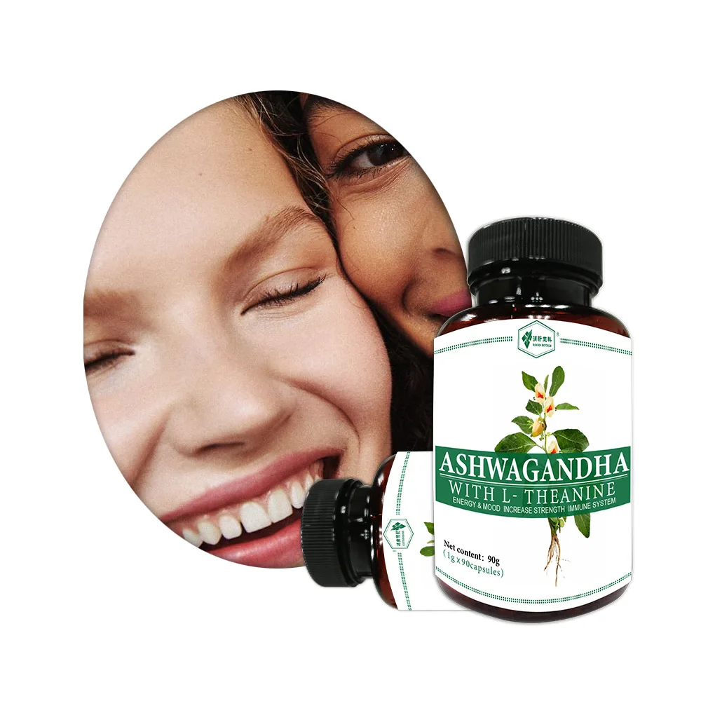 Organic Supplement Natural Stress Relief and Energy 1000mg 90 Ashwagandha capsules