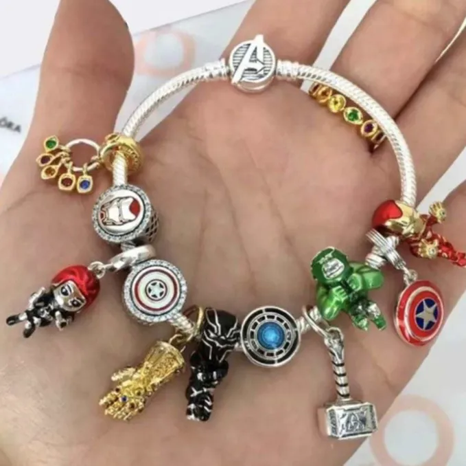 Top sale 2022 new arrival avengers marvel charms bracelet