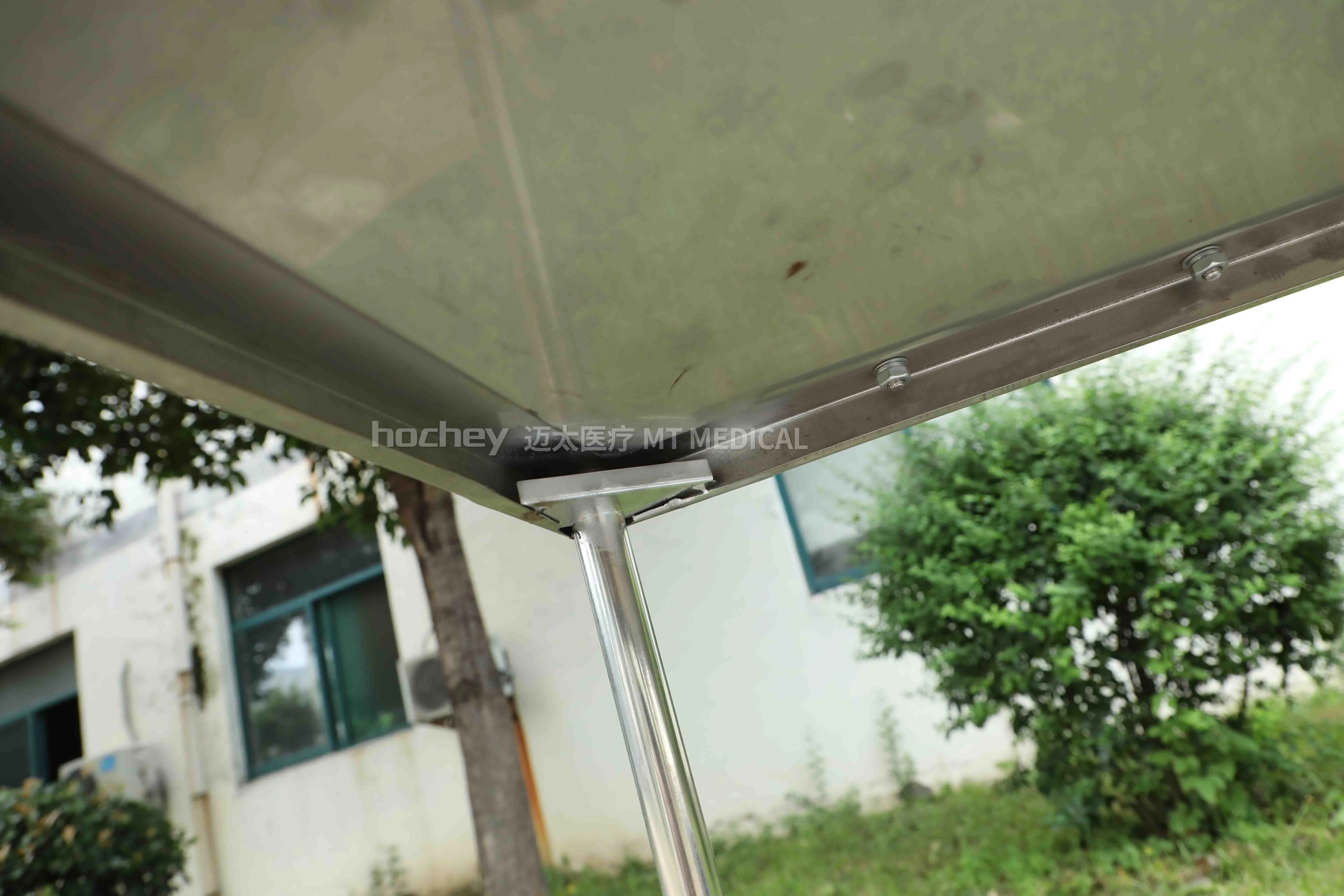 Hospital Medical 304 Stainless Steel Instrument Trolley Stable 2 Layers  Medicine 304 SS Trolley Cart