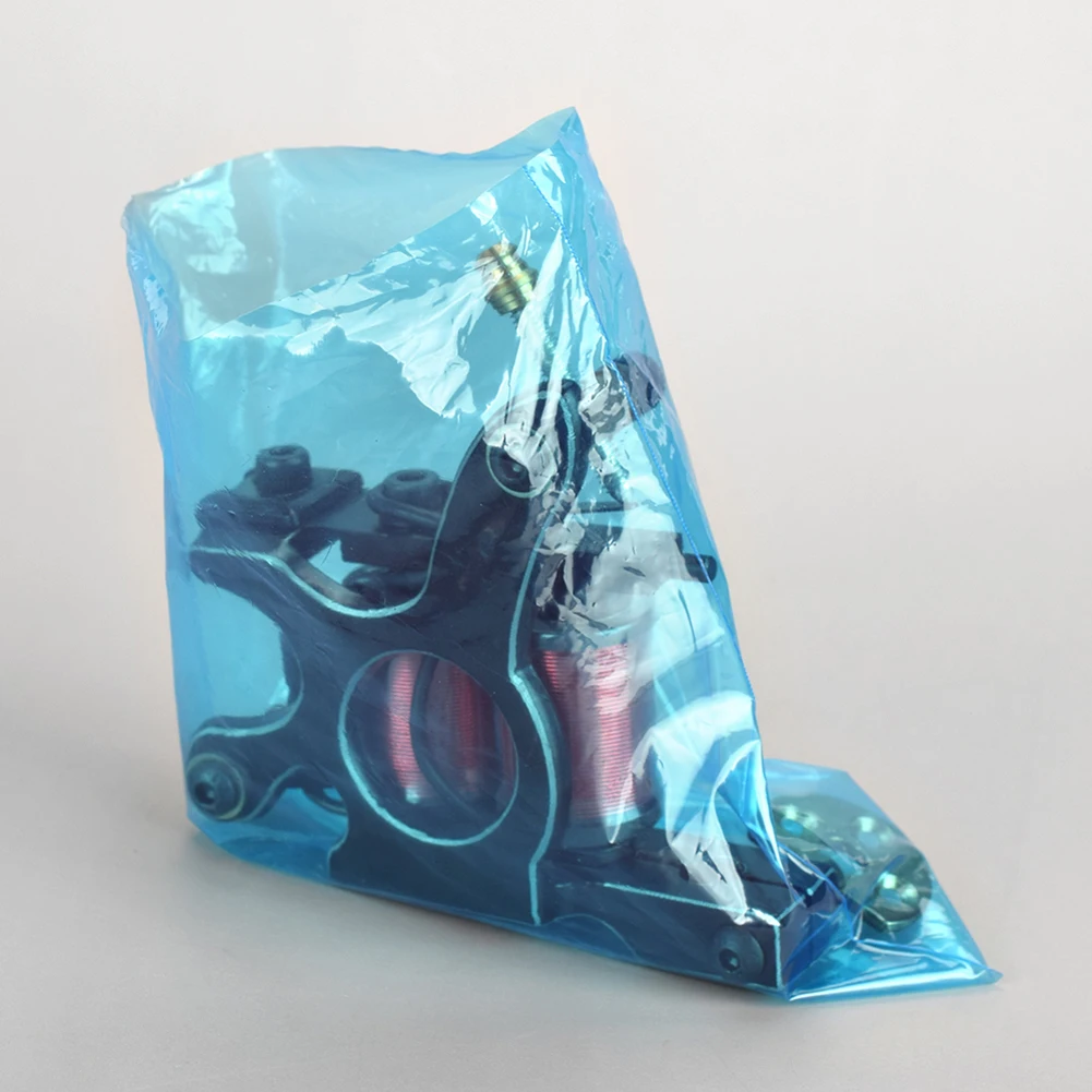 250pcs/lot 130*130mm Disposable Tattoo Machine cover Medical Plastic Bags for
