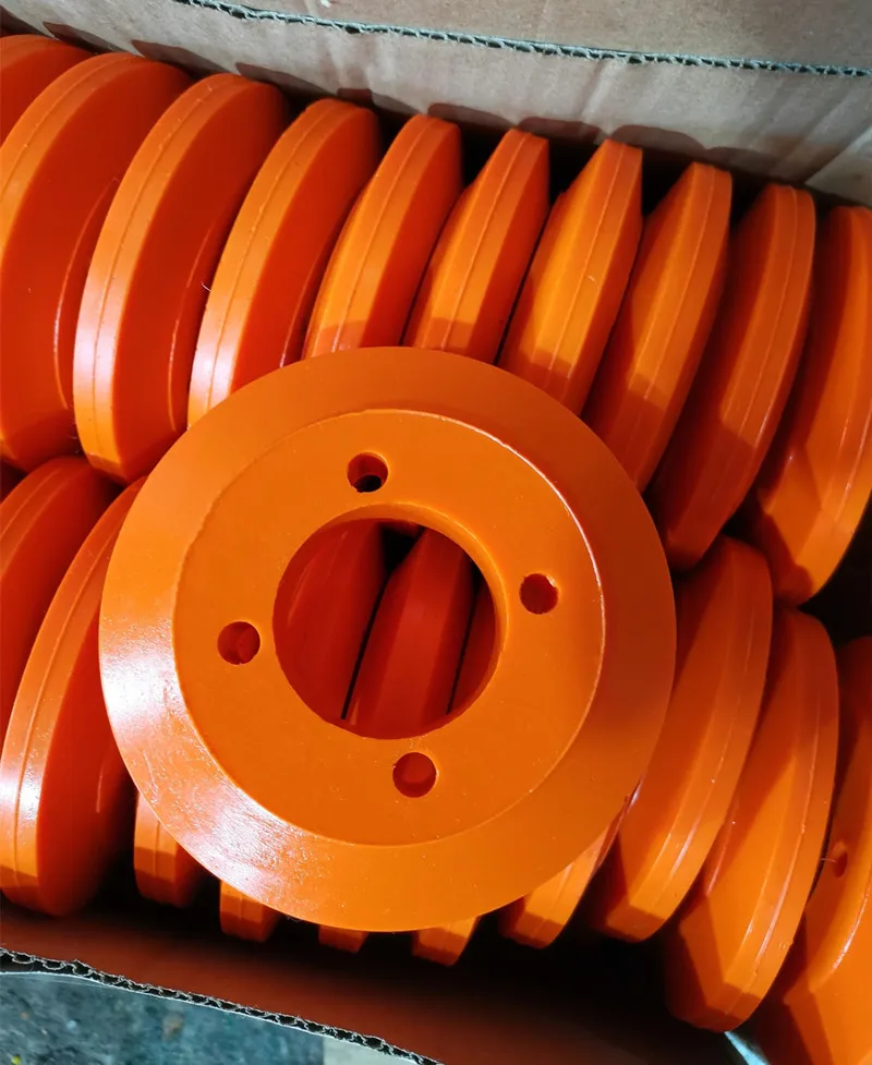 Mining Spare Parts ISO Certificate Polyurethane Wheels For Mining Conveying