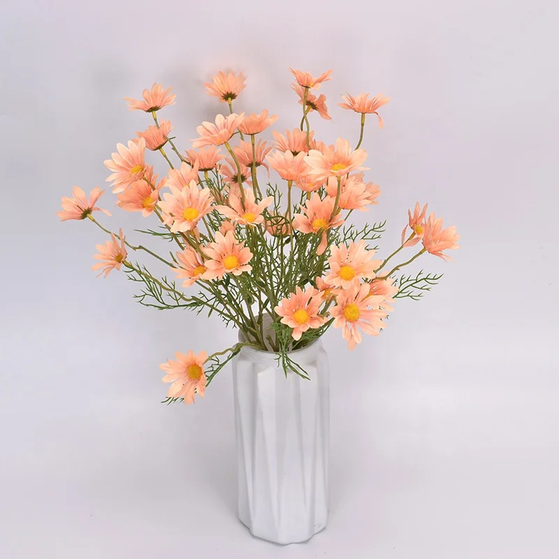 FC 7006 Home Decor Simulation Flower White Daisy Flower Accessories Home Wedding Garden  Diy Bridal Silk Artificial Flower