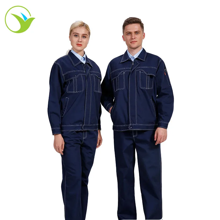 New Design Cowboy Style Clothing Blue Color Unisex Anti-static Construction Workwear Uniform