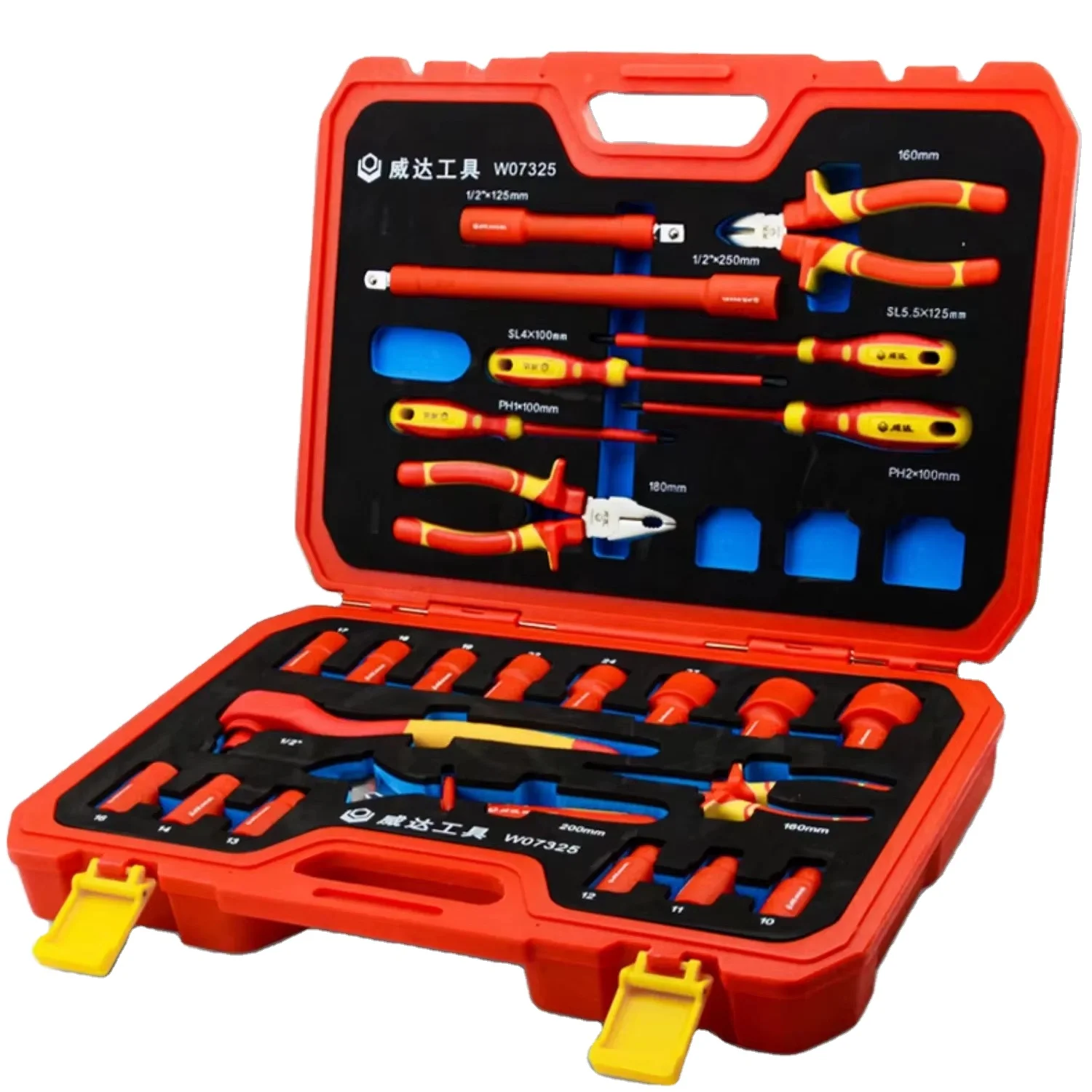 9-Piece Vde Electric Screwdriver Set 1000V Insulated Hand Tools for Electricians Plastic Tool Set OEM Supported 20V Voltage