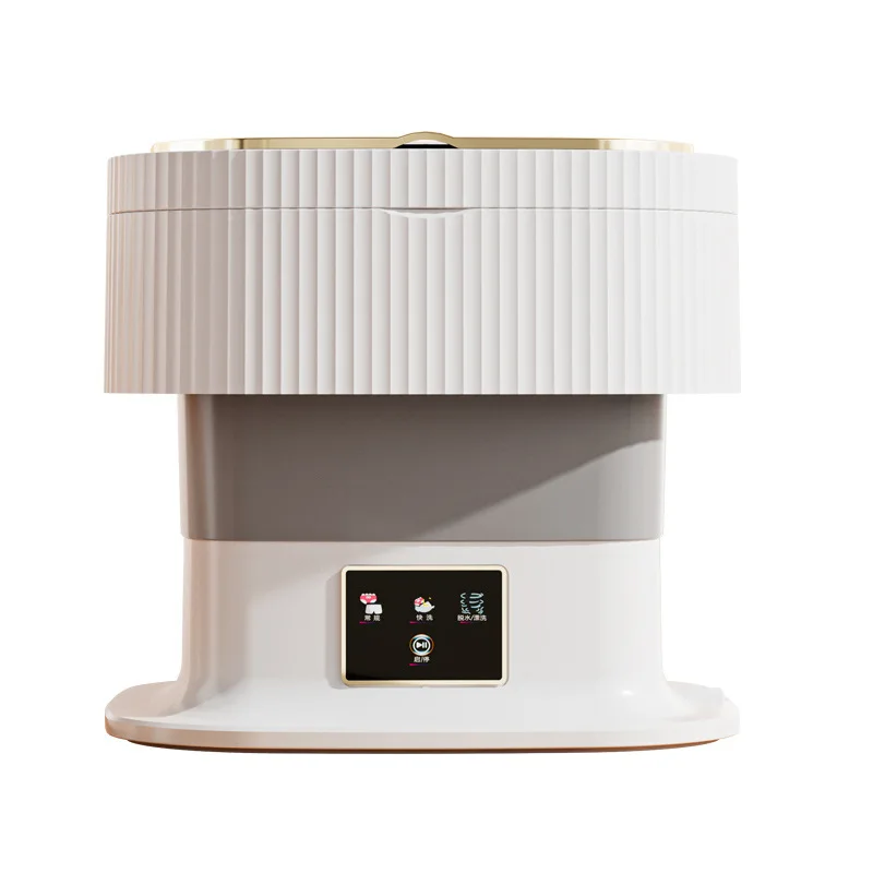 Automatic Travel Washing Machine with Dryer Blue Light 3 Models for Deep Cleaning Collapsible Clothes Washer Noise-reduction