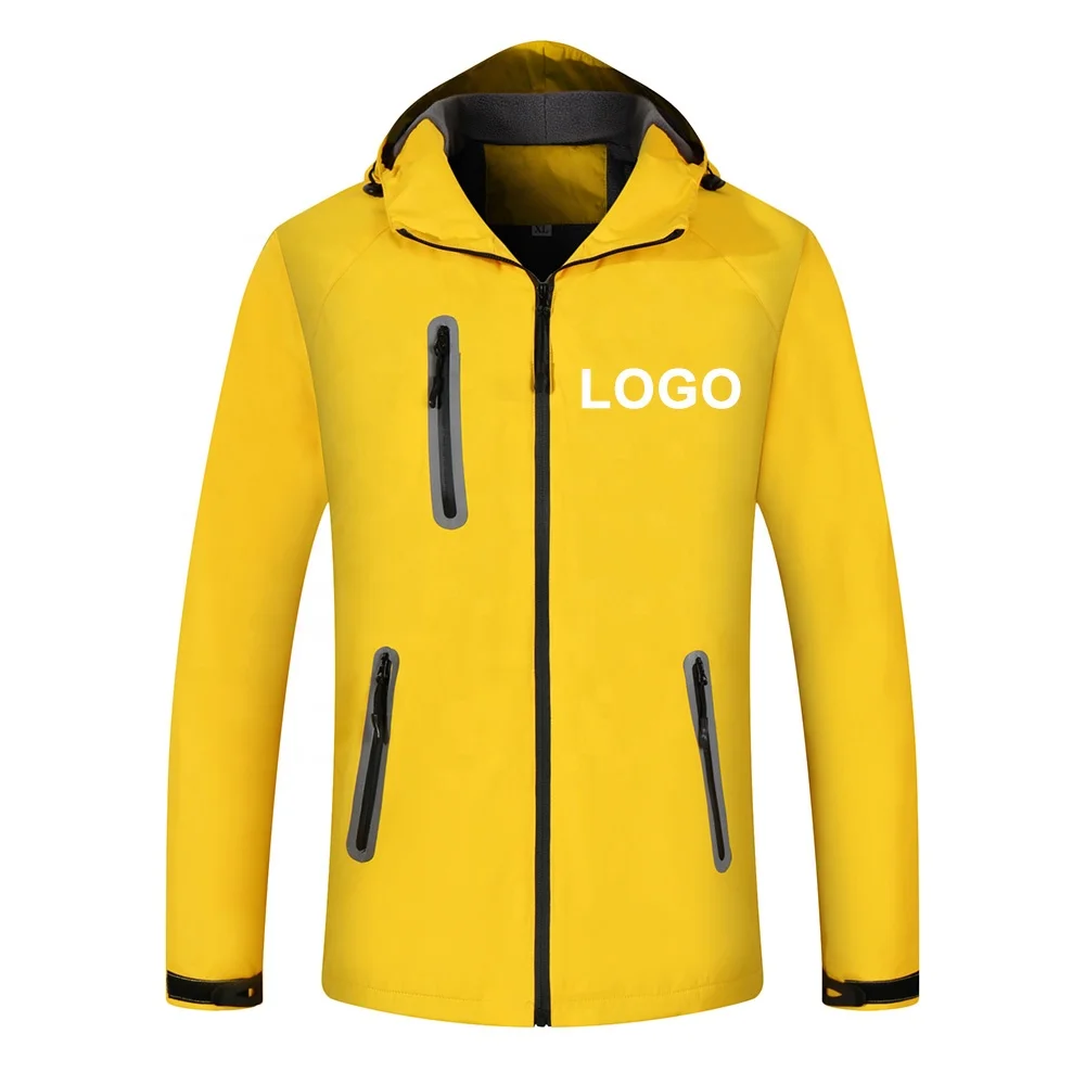 
Factory wholesale winter jackets custom logo printing reflective taslan jacket unisex Plus velvet 