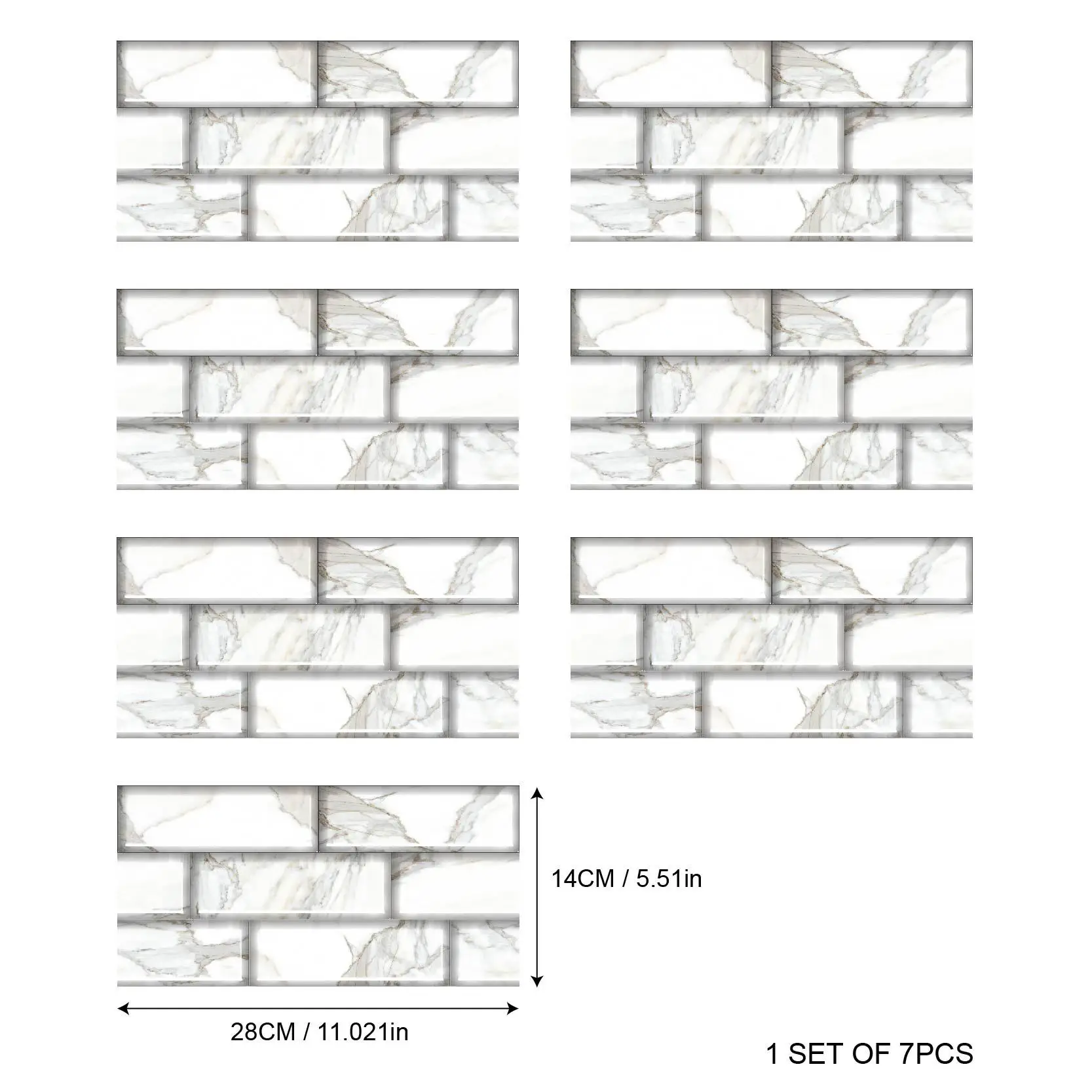 Wall Coating Color Wallpaper Self Adhesive Decorative Wall Tile Sticker 3D Wall Sticker For Kitchen Home Decoration