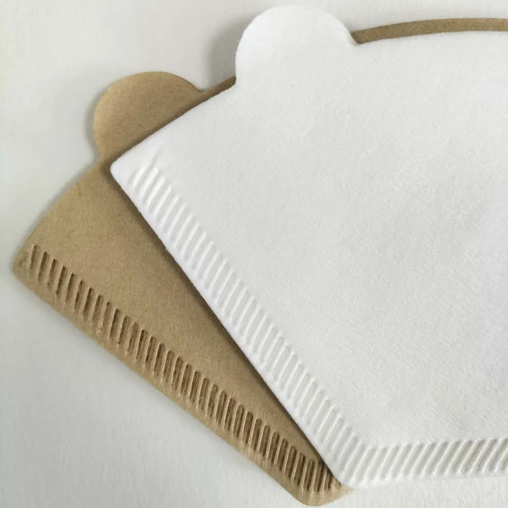 Factory Low Price Hand Brewed #2 #4 Flat Cone Coffee Paper Filter for Conical Coffee Dripper