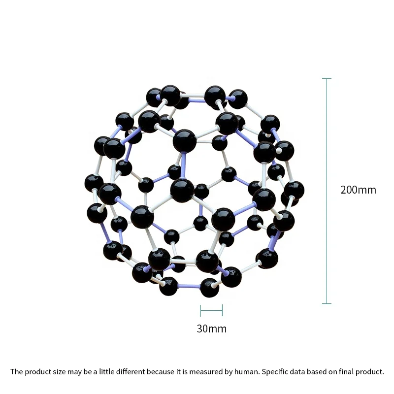 Carbon 60 Framework Organic Chemistry Molecular Model