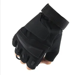 Army Hard Knuckle Sport Hiking Hunting Cycling Shooting Half Finger Glove touch screen glove