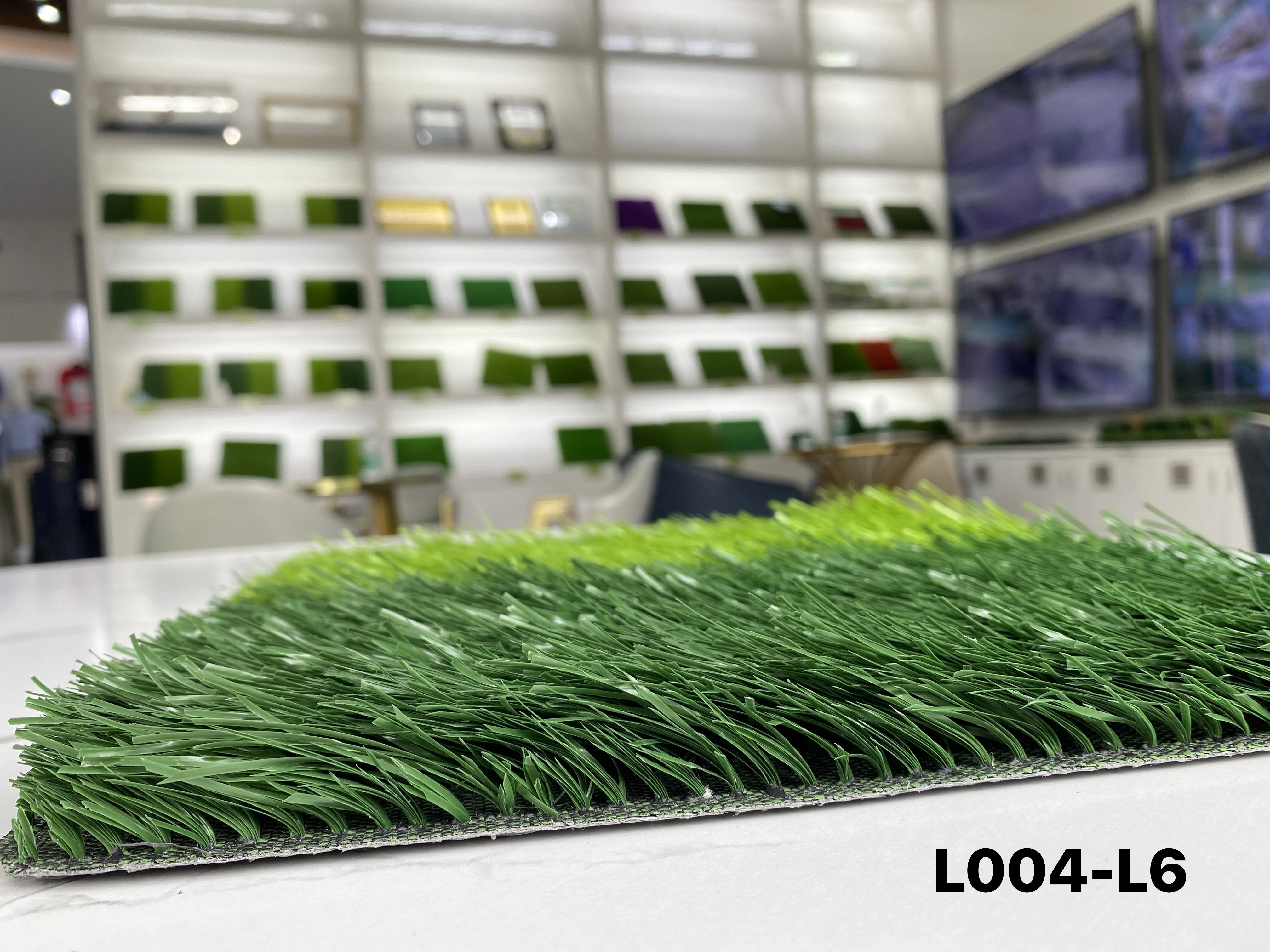 QINGZHOU L004-L guangzhou 50mm synthetic grass football pitch carpet sports flooring outdoor artificial grass for football field