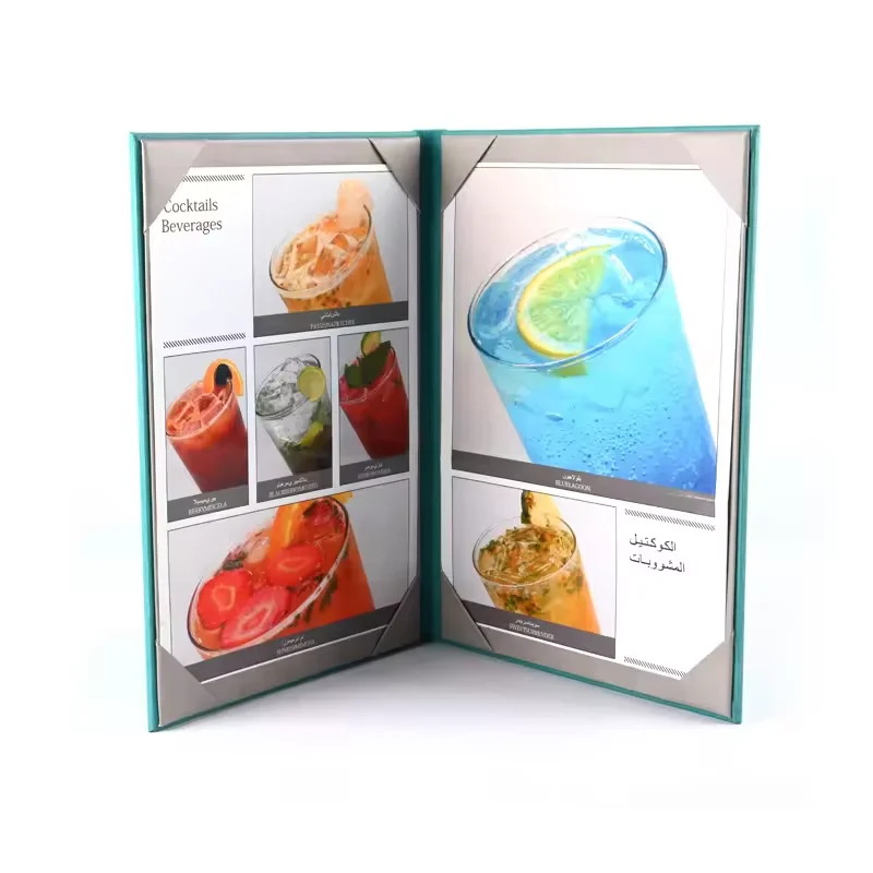 Кожаная Обложка для меню