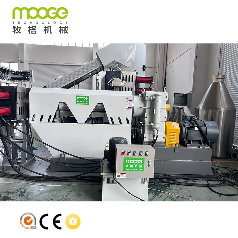 Plastic Film Single Stage Screws Granulating Machine
