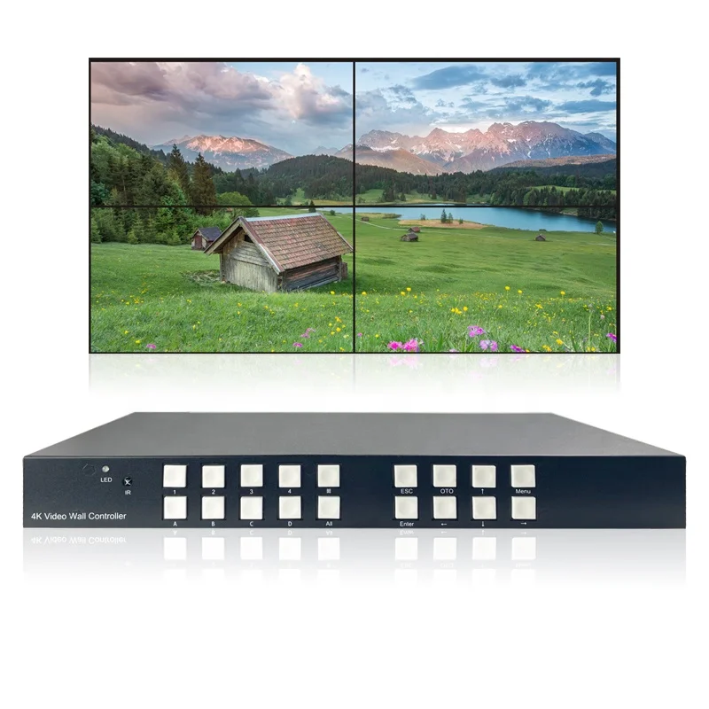 HDR 4K @ 60 Гц 4 в 4 выхода HDMI матричный бесшовный переключатель