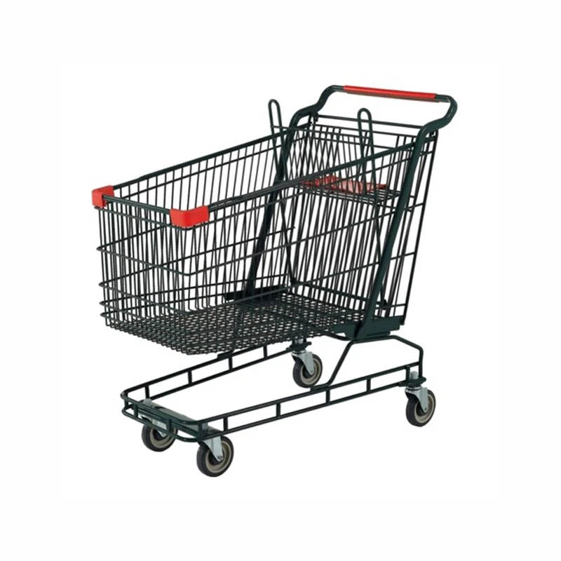 100 Litre Trolly Cart Supermarket Steel Carritos De Supermercado Super Market Trolleys